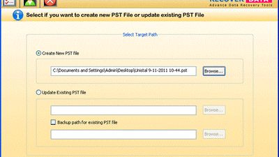 Recover Data for NSF to PST screenshot 1