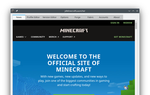 jdMinecraftLauncher screenshot 1