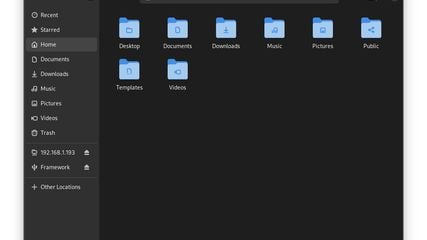 GNOME Files screenshot 1