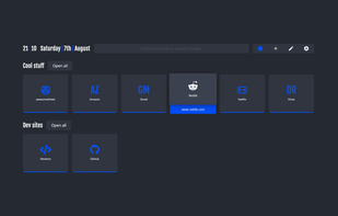 nightTab screenshot 1