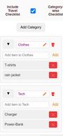 Generate a comprehensive travel checklist and packing list to ensure you don't forget any essentials. Customize the checklist based on your trip type and preferences.