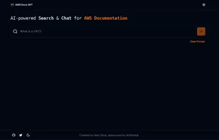 AWS Docs GPT screenshot 1