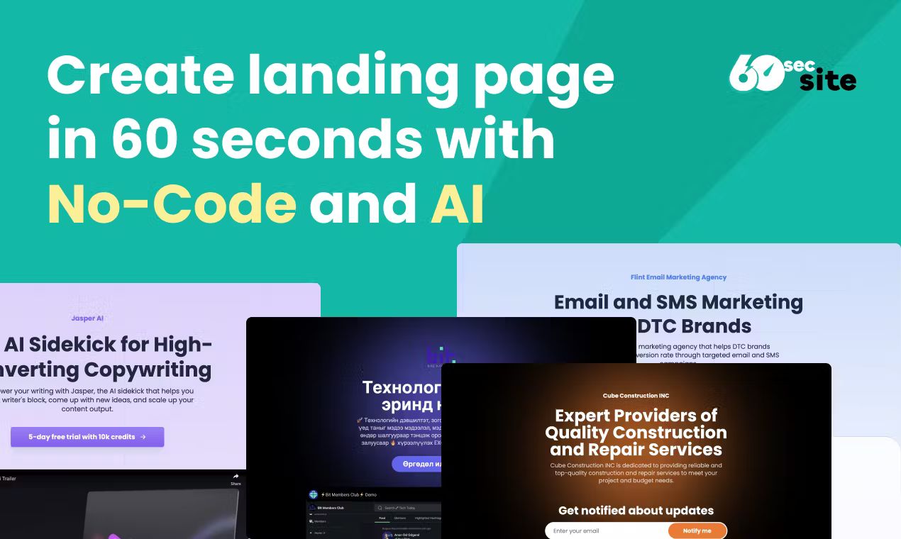 60sec.site Alternatives: 25+ Website Builders & Similar Apps ...
