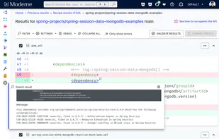 Moderne screenshot 1