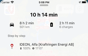 A Better Routeplanner (ABRP) screenshot 2