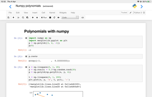 Carnets - Jupyter screenshot 3