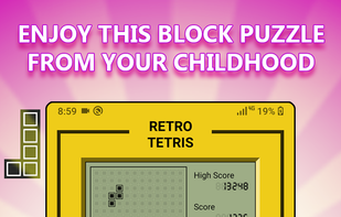 Retro Tetris Classic Game 2023 screenshot 2