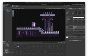 A Sprite Fusion tilemap exported for the Unity game engine