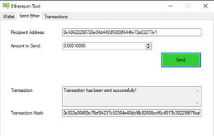 Ethereum Tool screenshot 1