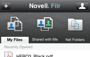 Novell Filr screenshot 1
