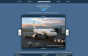 Airliners.net screenshot 1