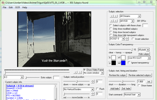 DVDSubEdit screenshot 1