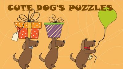 Cute Dog&#39;s Puzzles screenshot 1