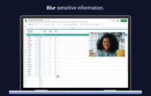 Blur sensitive information