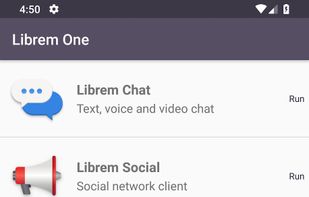 Librem One screenshot 1