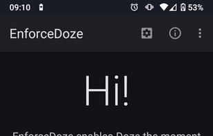 EnforceDoze screenshot 1