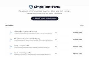 Simple Trust Portal screenshot 1