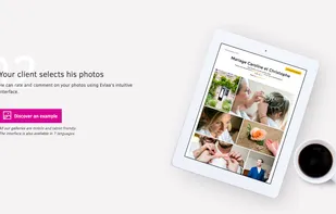 an elegante & responsive interface for your client to rate, comment , download and order your images
