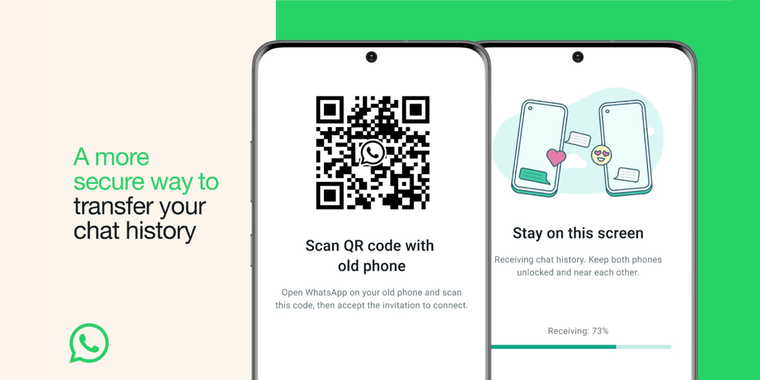WhatsApp introduces QR code-based chat transfer between devices image