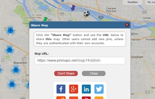 Free Social map sharing
