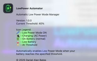 LowPower Automator screenshot 1