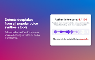 Hiya Deepfake Voice Detector screenshot 1