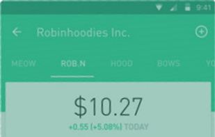 Robinhood screenshot 1