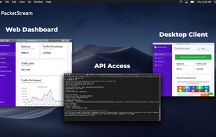 PacketStream screenshot 1