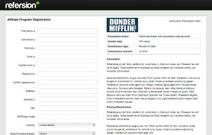 Refersion screenshot 1