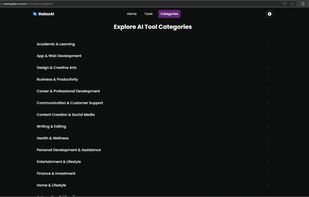GalaxAI's Categories