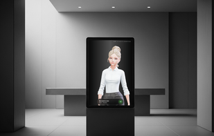 Public Deployment — Spatial Agents running on digital signage for customer-facing interactions.