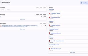 Get a breakdown of all errors happening, so you can quickly find your root cause. 