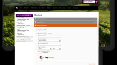 Integrated Payment Page