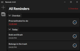 Remindr screenshot 1