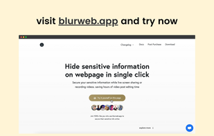 Blurweb screenshot 3