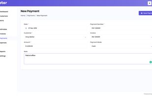 New Payment