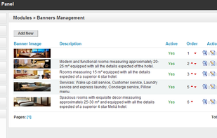 ApPHP Hotel Site screenshot 3