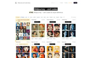 Midjourney Sref screenshot 1