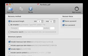 Recover PDF Password screenshot 1