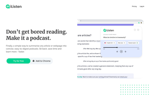 iListen screenshot 1