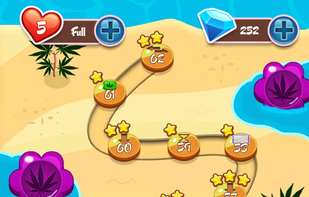 Weed Crush Match 3 Candy screenshot 2