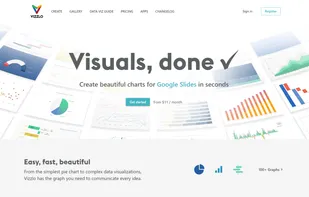 100+ charts and business graphics. Browser-based tool.