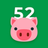 52 week money saving challenge icon