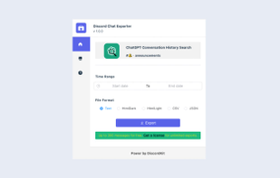 Discord Chat Exporter screenshot 1