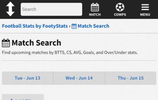 FootyStats screenshot 3