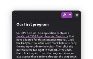 Learn 6502 Assembly screenshot 1