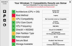 WhyNotWin11 screenshot 1