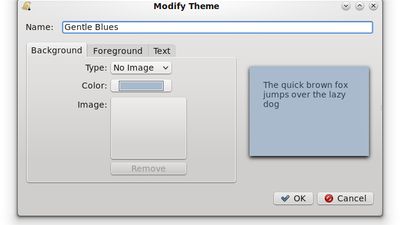 Modify theme
