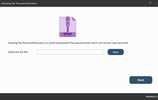 Free Rar Password Recovery screenshot 1