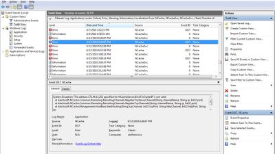 NCache logs important events in the Windows Event Log. This allows you to monitor all such events through Windows Event Viewer or any third party tools for it. 